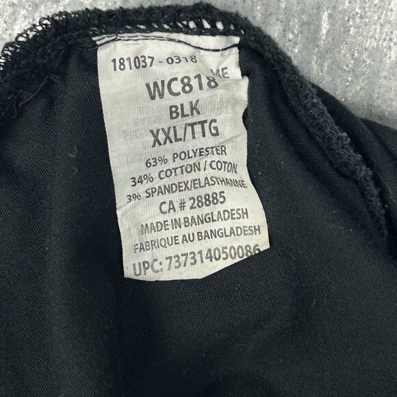 Scrubstar Scrub Womens‎ 2XL Core Essentials Black V-Neck Stretch Top WC818 - Picture 10 of 11